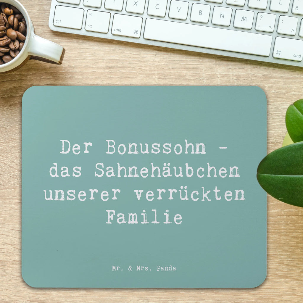 Mauspad Spruch Der Bonussohn Mousepad, Computer zubehör, Büroausstattung, PC Zubehör, Arbeitszimmer, Mauspad, Einzigartiges Mauspad, Designer Mauspad, Mausunterlage, Mauspad Büro, Familie, Vatertag, Muttertag, Bruder, Schwester, Mama, Papa, Oma, Opa