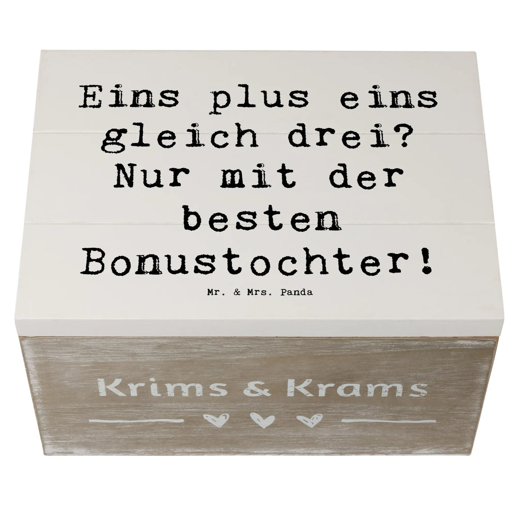 Holzkiste Spruch Beste Bonustochter Holzkiste, Kiste, Schatzkiste, Truhe, Schatulle, XXL, Erinnerungsbox, Erinnerungskiste, Dekokiste, Aufbewahrungsbox, Geschenkbox, Geschenkdose, Familie, Vatertag, Muttertag, Bruder, Schwester, Mama, Papa, Oma, Opa