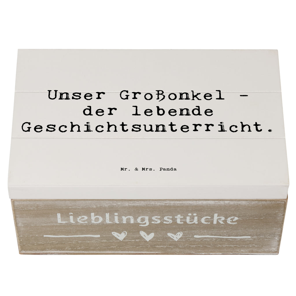 Holzkiste Spruch Großonkel Geschichtsunterricht Holzkiste, Kiste, Schatzkiste, Truhe, Schatulle, XXL, Erinnerungsbox, Erinnerungskiste, Dekokiste, Aufbewahrungsbox, Geschenkbox, Geschenkdose, Familie, Vatertag, Muttertag, Bruder, Schwester, Mama, Papa, Oma, Opa