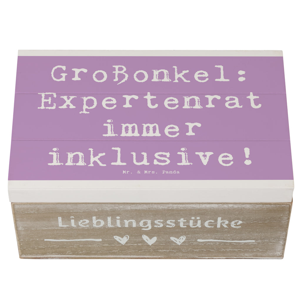 Holzkiste Spruch Großonkel Rat Holzkiste, Kiste, Schatzkiste, Truhe, Schatulle, XXL, Erinnerungsbox, Erinnerungskiste, Dekokiste, Aufbewahrungsbox, Geschenkbox, Geschenkdose, Familie, Vatertag, Muttertag, Bruder, Schwester, Mama, Papa, Oma, Opa