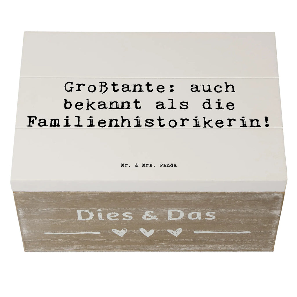 Holzkiste Spruch Großtante Historikerin Holzkiste, Kiste, Schatzkiste, Truhe, Schatulle, XXL, Erinnerungsbox, Erinnerungskiste, Dekokiste, Aufbewahrungsbox, Geschenkbox, Geschenkdose, Familie, Vatertag, Muttertag, Bruder, Schwester, Mama, Papa, Oma, Opa