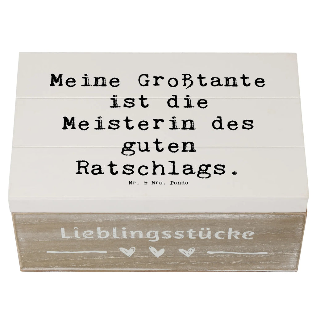 Holzkiste Spruch Großtante Ratschlag Holzkiste, Kiste, Schatzkiste, Truhe, Schatulle, XXL, Erinnerungsbox, Erinnerungskiste, Dekokiste, Aufbewahrungsbox, Geschenkbox, Geschenkdose, Familie, Vatertag, Muttertag, Bruder, Schwester, Mama, Papa, Oma, Opa