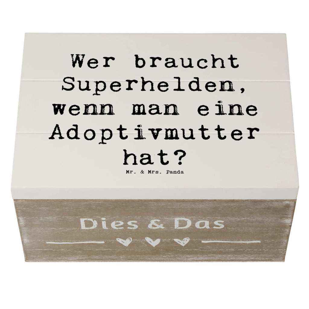 Holzkiste Spruch Adoptivmutter Heldin Holzkiste, Kiste, Schatzkiste, Truhe, Schatulle, XXL, Erinnerungsbox, Erinnerungskiste, Dekokiste, Aufbewahrungsbox, Geschenkbox, Geschenkdose, Familie, Vatertag, Muttertag, Bruder, Schwester, Mama, Papa, Oma, Opa