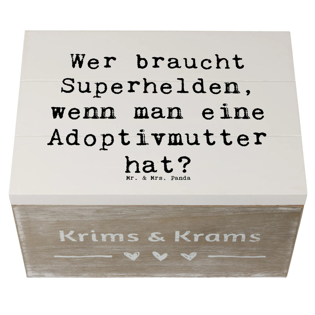 Holzkiste Spruch Adoptivmutter Heldin Holzkiste, Kiste, Schatzkiste, Truhe, Schatulle, XXL, Erinnerungsbox, Erinnerungskiste, Dekokiste, Aufbewahrungsbox, Geschenkbox, Geschenkdose, Familie, Vatertag, Muttertag, Bruder, Schwester, Mama, Papa, Oma, Opa