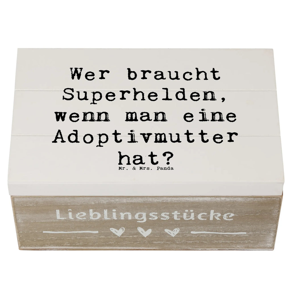 Holzkiste Spruch Adoptivmutter Heldin Holzkiste, Kiste, Schatzkiste, Truhe, Schatulle, XXL, Erinnerungsbox, Erinnerungskiste, Dekokiste, Aufbewahrungsbox, Geschenkbox, Geschenkdose, Familie, Vatertag, Muttertag, Bruder, Schwester, Mama, Papa, Oma, Opa