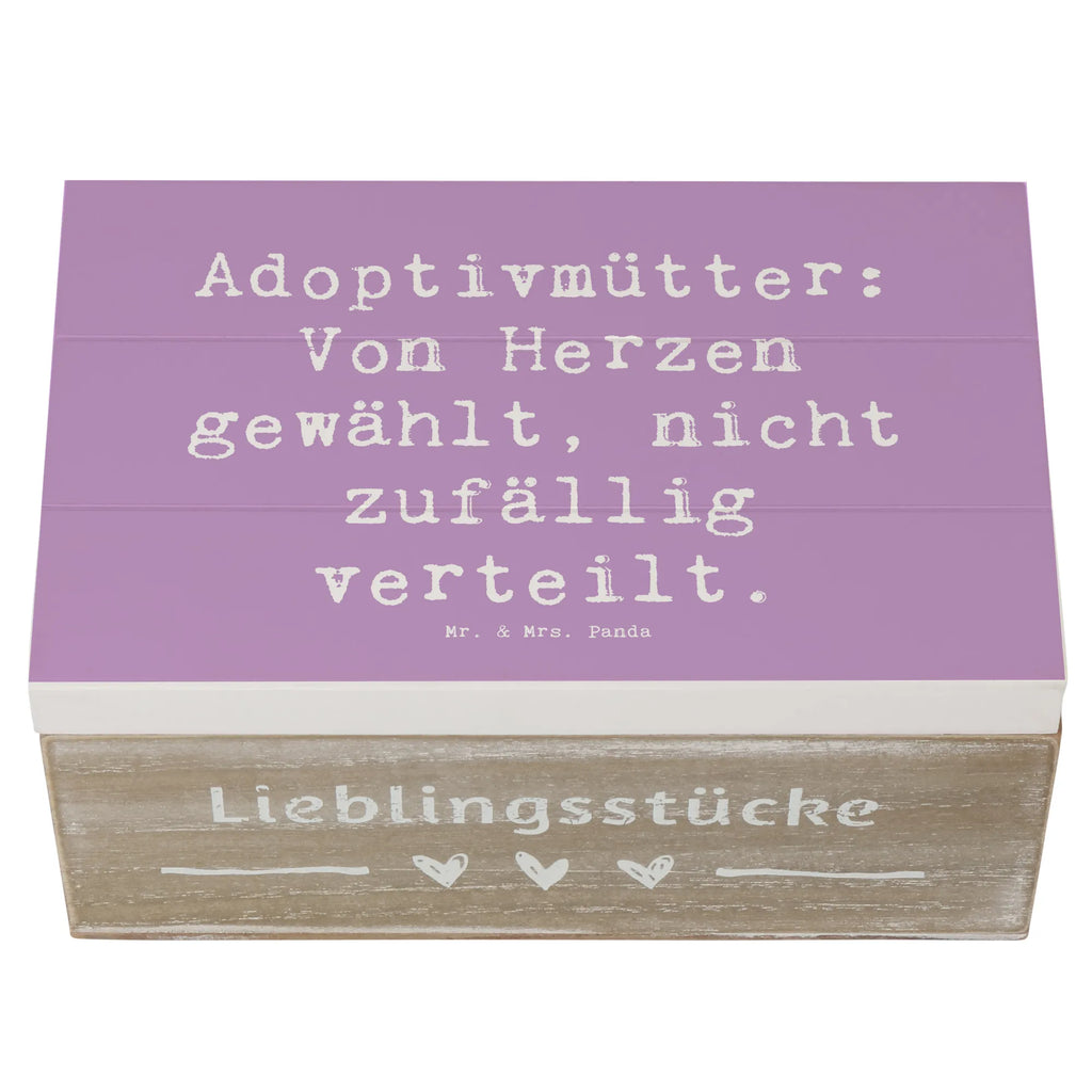 Holzkiste Spruch Adoptivmütter: Von Herzen gewählt, nicht zufällig verteilt. Holzkiste, Kiste, Schatzkiste, Truhe, Schatulle, XXL, Erinnerungsbox, Erinnerungskiste, Dekokiste, Aufbewahrungsbox, Geschenkbox, Geschenkdose, Familie, Vatertag, Muttertag, Bruder, Schwester, Mama, Papa, Oma, Opa