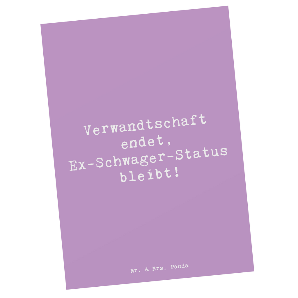 Postkarte Spruch Ex-Schwager Erinnerung Postkarte, Karte, Geschenkkarte, Grußkarte, Einladung, Ansichtskarte, Geburtstagskarte, Einladungskarte, Dankeskarte, Ansichtskarten, Einladung Geburtstag, Einladungskarten Geburtstag, Familie, Vatertag, Muttertag, Bruder, Schwester, Mama, Papa, Oma, Opa