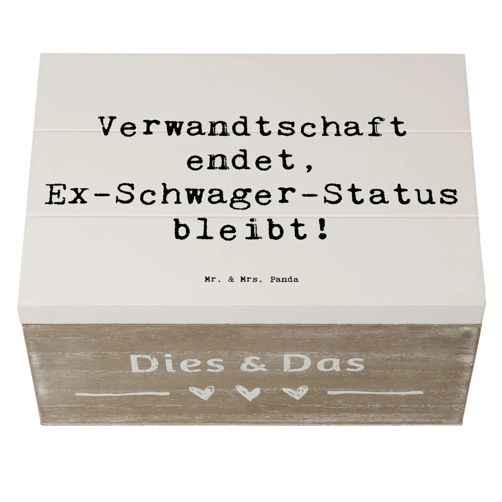 Holzkiste Spruch Ex-Schwager Erinnerung Holzkiste, Kiste, Schatzkiste, Truhe, Schatulle, XXL, Erinnerungsbox, Erinnerungskiste, Dekokiste, Aufbewahrungsbox, Geschenkbox, Geschenkdose, Familie, Vatertag, Muttertag, Bruder, Schwester, Mama, Papa, Oma, Opa