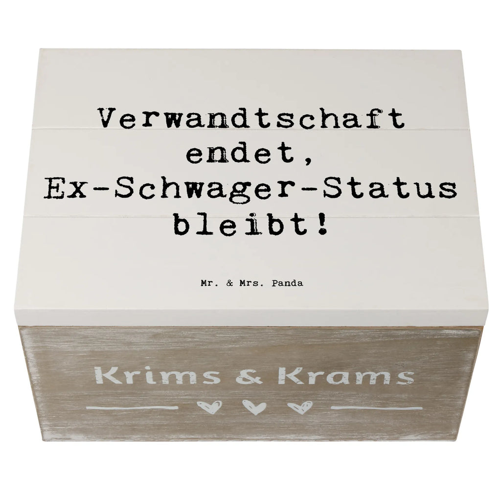 Holzkiste Spruch Ex-Schwager Erinnerung Holzkiste, Kiste, Schatzkiste, Truhe, Schatulle, XXL, Erinnerungsbox, Erinnerungskiste, Dekokiste, Aufbewahrungsbox, Geschenkbox, Geschenkdose, Familie, Vatertag, Muttertag, Bruder, Schwester, Mama, Papa, Oma, Opa