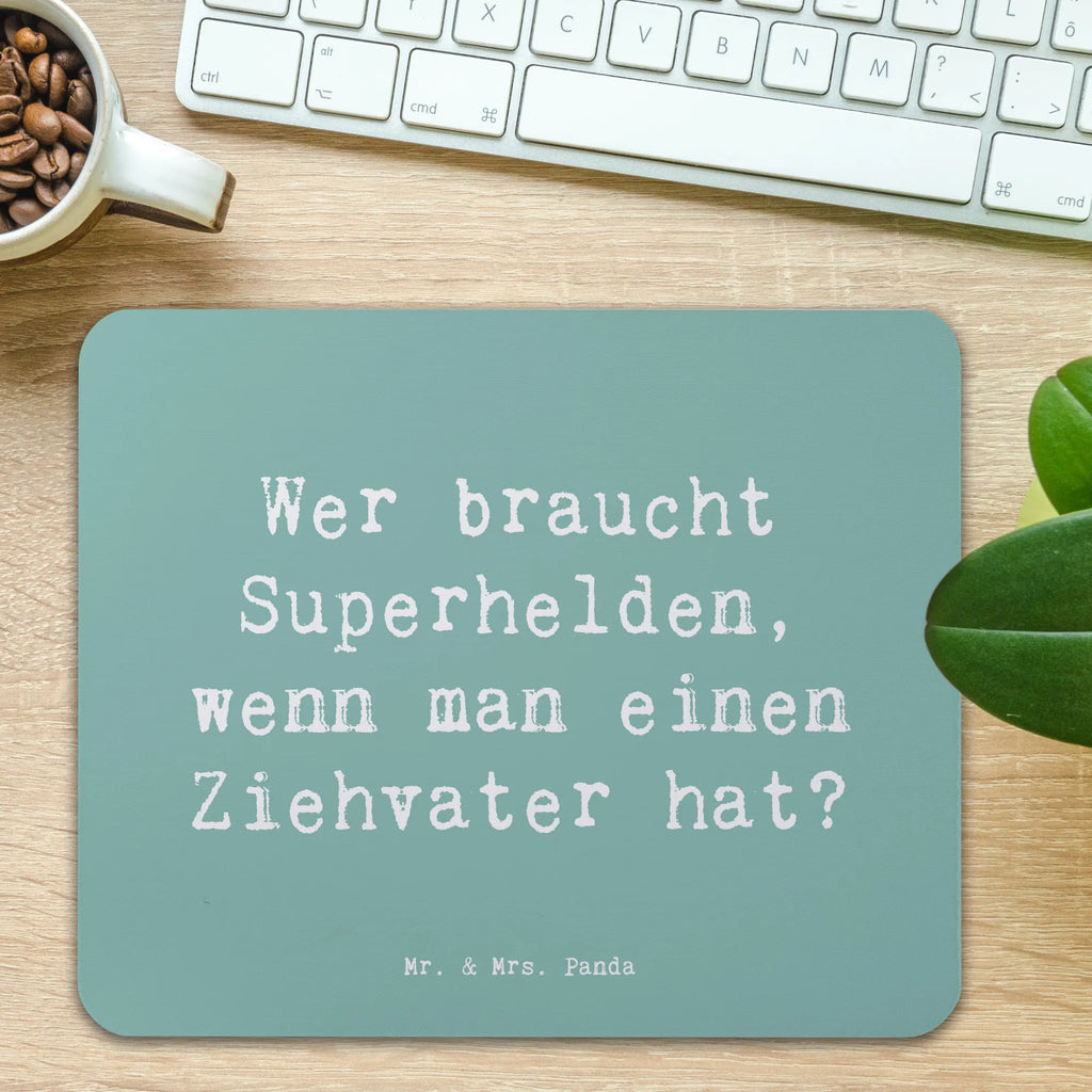 Mauspad Spruch Ziehvater Held Mousepad, Computer zubehör, Büroausstattung, PC Zubehör, Arbeitszimmer, Mauspad, Einzigartiges Mauspad, Designer Mauspad, Mausunterlage, Mauspad Büro, Familie, Vatertag, Muttertag, Bruder, Schwester, Mama, Papa, Oma, Opa