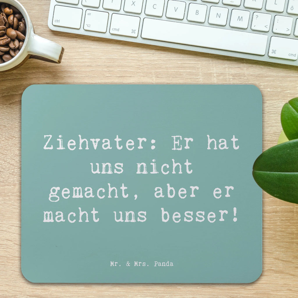 Mauspad Spruch Ziehvater Liebe Mousepad, Computer zubehör, Büroausstattung, PC Zubehör, Arbeitszimmer, Mauspad, Einzigartiges Mauspad, Designer Mauspad, Mausunterlage, Mauspad Büro, Familie, Vatertag, Muttertag, Bruder, Schwester, Mama, Papa, Oma, Opa