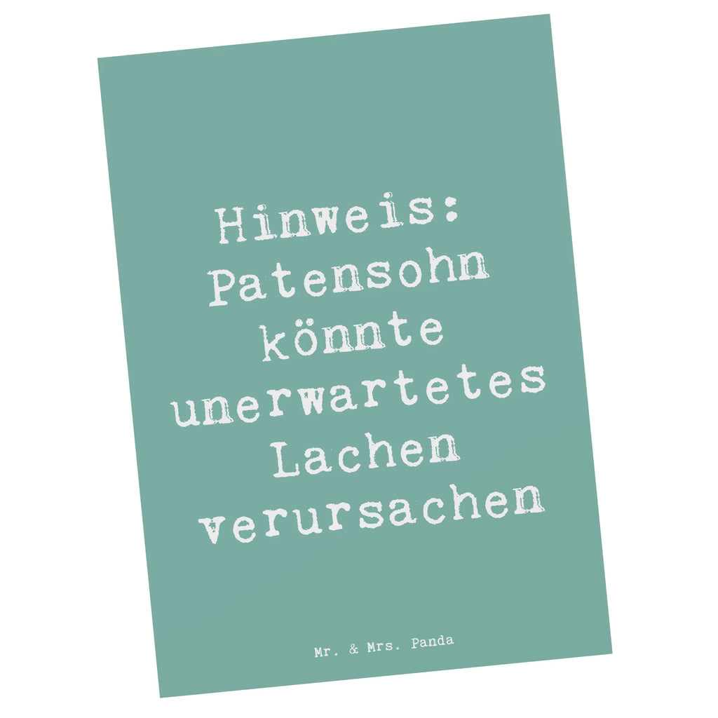 Postkarte Spruch Unerwartetes Lachen Patensohn Postkarte, Karte, Geschenkkarte, Grußkarte, Einladung, Ansichtskarte, Geburtstagskarte, Einladungskarte, Dankeskarte, Ansichtskarten, Einladung Geburtstag, Einladungskarten Geburtstag, Familie, Vatertag, Muttertag, Bruder, Schwester, Mama, Papa, Oma, Opa