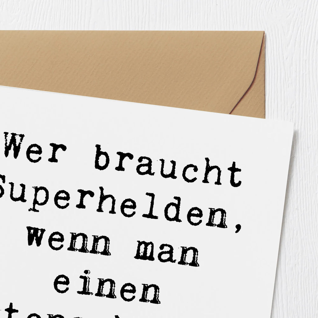 Deluxe Karte Spruch Patensohn Held Karte, Grußkarte, Klappkarte, Einladungskarte, Glückwunschkarte, Hochzeitskarte, Geburtstagskarte, Hochwertige Grußkarte, Hochwertige Klappkarte, Familie, Vatertag, Muttertag, Bruder, Schwester, Mama, Papa, Oma, Opa