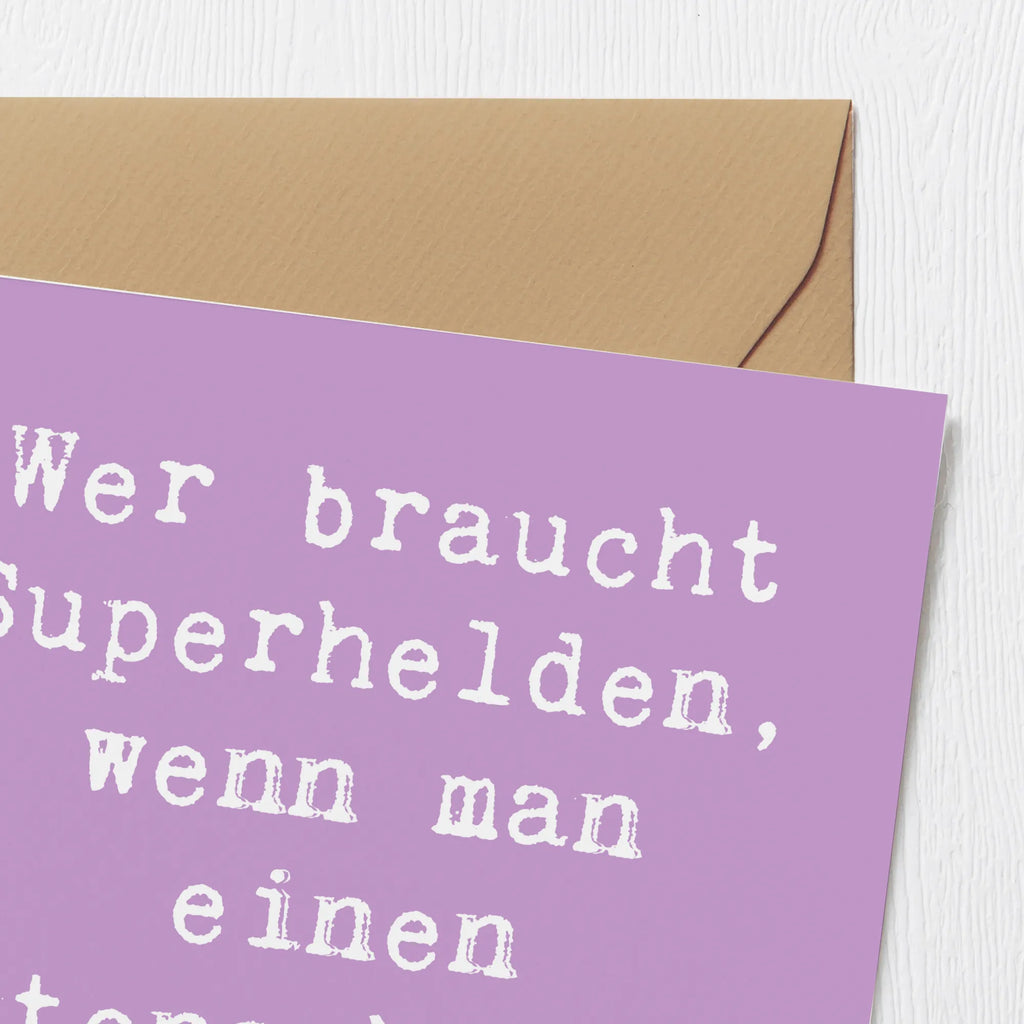 Deluxe Karte Spruch Patensohn Held Karte, Grußkarte, Klappkarte, Einladungskarte, Glückwunschkarte, Hochzeitskarte, Geburtstagskarte, Hochwertige Grußkarte, Hochwertige Klappkarte, Familie, Vatertag, Muttertag, Bruder, Schwester, Mama, Papa, Oma, Opa