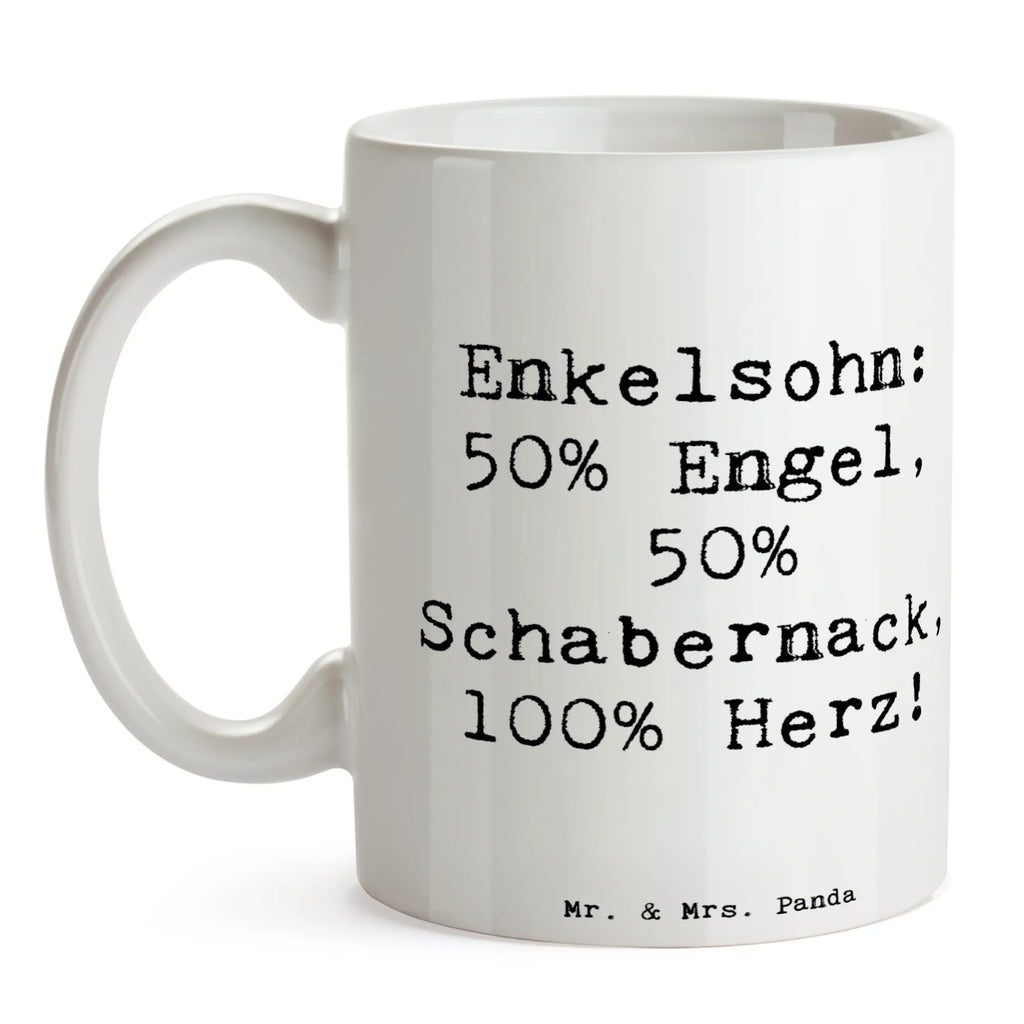 Tasse Spruch Enkelsohn Herz Tasse, Kaffeetasse, Teetasse, Becher, Kaffeebecher, Teebecher, Keramiktasse, Porzellantasse, Büro Tasse, Geschenk Tasse, Tasse Sprüche, Tasse Motive, Kaffeetassen, Tasse bedrucken, Designer Tasse, Cappuccino Tassen, Schöne Teetassen, Familie, Vatertag, Muttertag, Bruder, Schwester, Mama, Papa, Oma, Opa