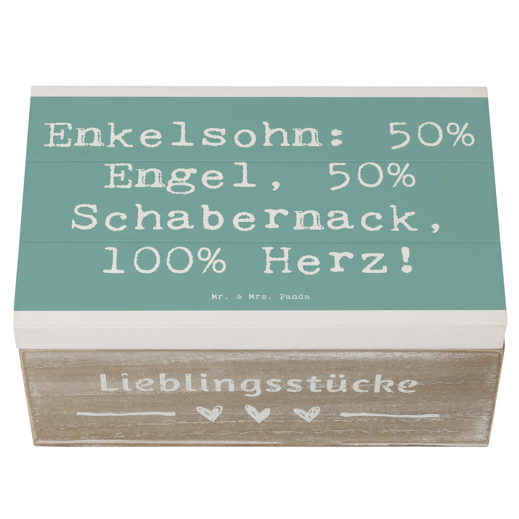 Holzkiste Spruch Enkelsohn Herz Holzkiste, Kiste, Schatzkiste, Truhe, Schatulle, XXL, Erinnerungsbox, Erinnerungskiste, Dekokiste, Aufbewahrungsbox, Geschenkbox, Geschenkdose, Familie, Vatertag, Muttertag, Bruder, Schwester, Mama, Papa, Oma, Opa