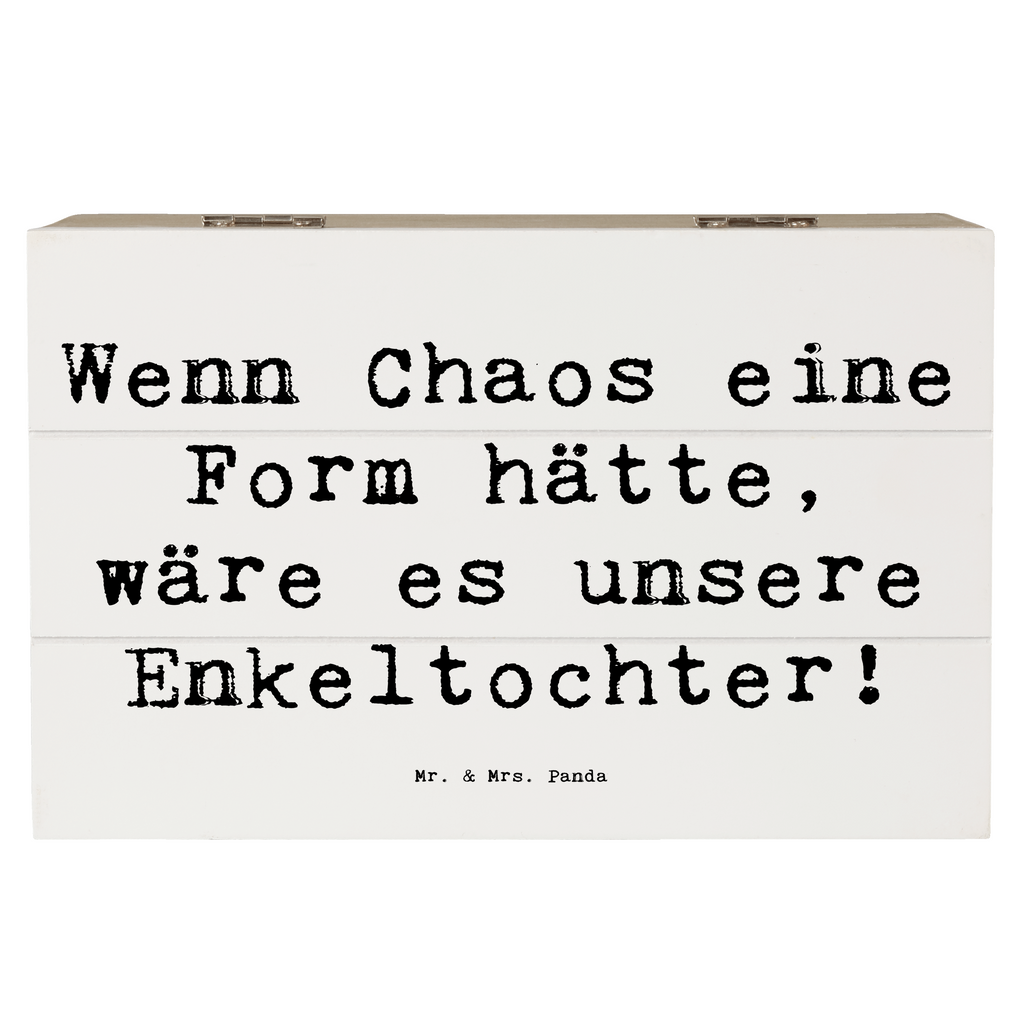 Holzkiste Spruch Enkeltochter Chaos Holzkiste, Kiste, Schatzkiste, Truhe, Schatulle, XXL, Erinnerungsbox, Erinnerungskiste, Dekokiste, Aufbewahrungsbox, Geschenkbox, Geschenkdose, Familie, Vatertag, Muttertag, Bruder, Schwester, Mama, Papa, Oma, Opa