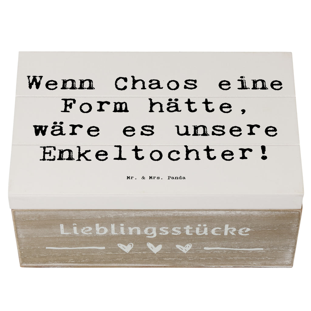 Holzkiste Spruch Enkeltochter Chaos Holzkiste, Kiste, Schatzkiste, Truhe, Schatulle, XXL, Erinnerungsbox, Erinnerungskiste, Dekokiste, Aufbewahrungsbox, Geschenkbox, Geschenkdose, Familie, Vatertag, Muttertag, Bruder, Schwester, Mama, Papa, Oma, Opa