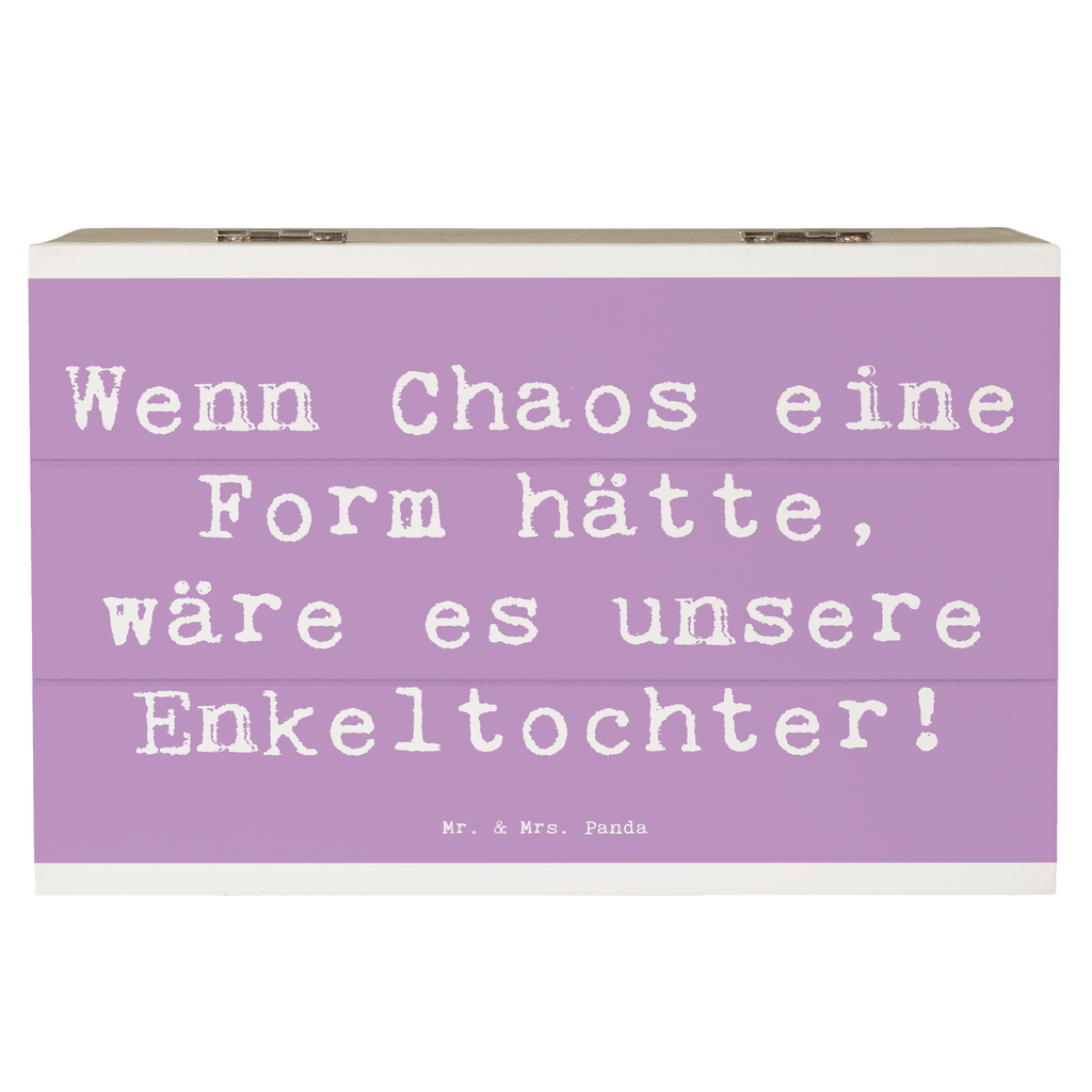 Holzkiste Spruch Enkeltochter Chaos Holzkiste, Kiste, Schatzkiste, Truhe, Schatulle, XXL, Erinnerungsbox, Erinnerungskiste, Dekokiste, Aufbewahrungsbox, Geschenkbox, Geschenkdose, Familie, Vatertag, Muttertag, Bruder, Schwester, Mama, Papa, Oma, Opa