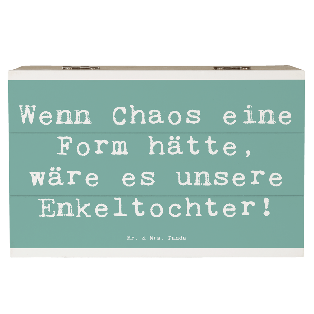 Holzkiste Spruch Enkeltochter Chaos Holzkiste, Kiste, Schatzkiste, Truhe, Schatulle, XXL, Erinnerungsbox, Erinnerungskiste, Dekokiste, Aufbewahrungsbox, Geschenkbox, Geschenkdose, Familie, Vatertag, Muttertag, Bruder, Schwester, Mama, Papa, Oma, Opa