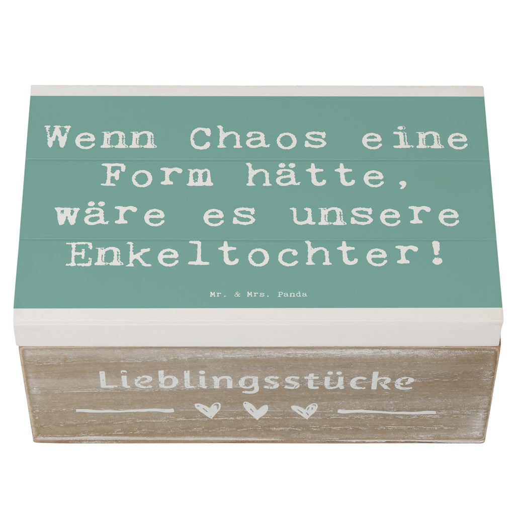 Holzkiste Spruch Enkeltochter Chaos Holzkiste, Kiste, Schatzkiste, Truhe, Schatulle, XXL, Erinnerungsbox, Erinnerungskiste, Dekokiste, Aufbewahrungsbox, Geschenkbox, Geschenkdose, Familie, Vatertag, Muttertag, Bruder, Schwester, Mama, Papa, Oma, Opa