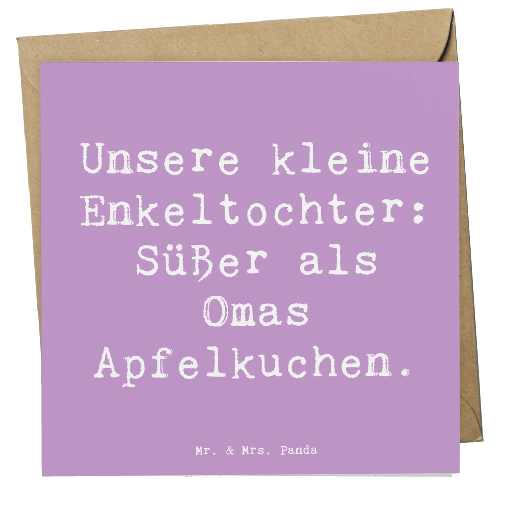 Deluxe Karte Spruch Enkeltochter Süß Karte, Grußkarte, Klappkarte, Einladungskarte, Glückwunschkarte, Hochzeitskarte, Geburtstagskarte, Hochwertige Grußkarte, Hochwertige Klappkarte, Familie, Vatertag, Muttertag, Bruder, Schwester, Mama, Papa, Oma, Opa