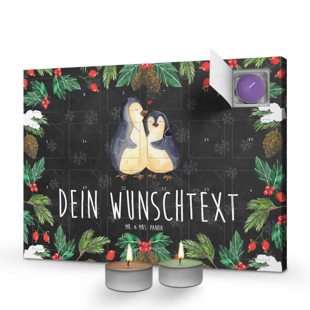 Personalisierter Duftkerzen Adventskalender Pinguin umarmen Personalisierter Duftkerzen Adventskalender, Pinguin, Liebe, Liebespaar, Liebesbeweis, Liebesgeschenk, Verlobung, Jahrestag, Hochzeitstag, Hochzeit, Hochzeitsgeschenk