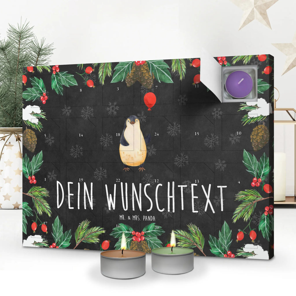 Personalisierter Duftkerzen Adventskalender Pinguin Luftballon Personalisierter Duftkerzen Adventskalender, Pinguin, Pinguine, Luftballon, Tagträume, Lebenslust, Geschenk Freundin, Geschenkidee, beste Freundin, Motivation, Neustart, neues Leben, Liebe, Glück