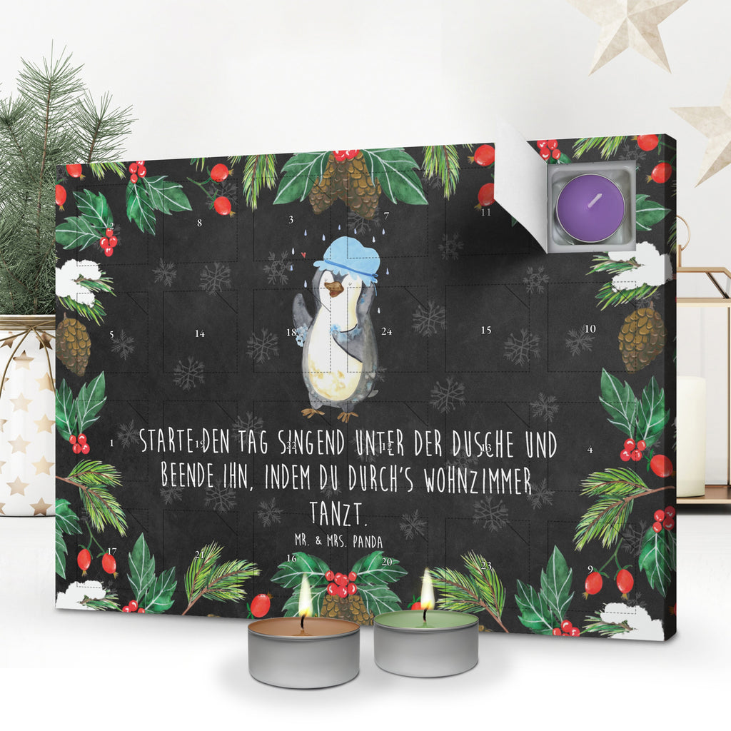 Duftkerzen Adventskalender Pinguin Duschen Adventskalender, Kerzen Adventskalender, Duftkerzen Adventskalender, Pinguin, Pinguine, Dusche, duschen, Lebensmotto, Motivation, Neustart, Neuanfang, glücklich sein