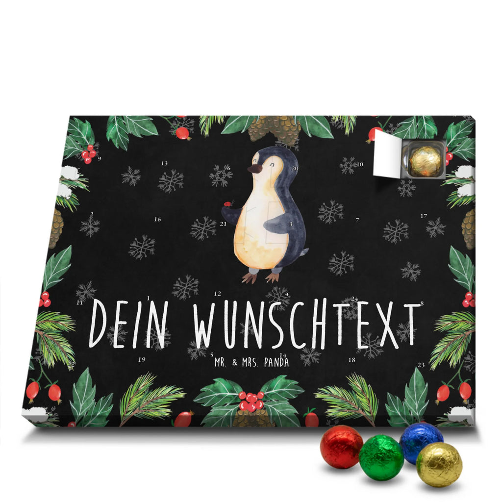 Personalisierter Schoko Adventskalender Pinguin Marienkäfer Personalisierter Adventskalender, Adventskalender mit Namen, Pinguin, Pinguine, Marienkäfer, Liebe, Wunder, Glück, Freude, Lebensfreude