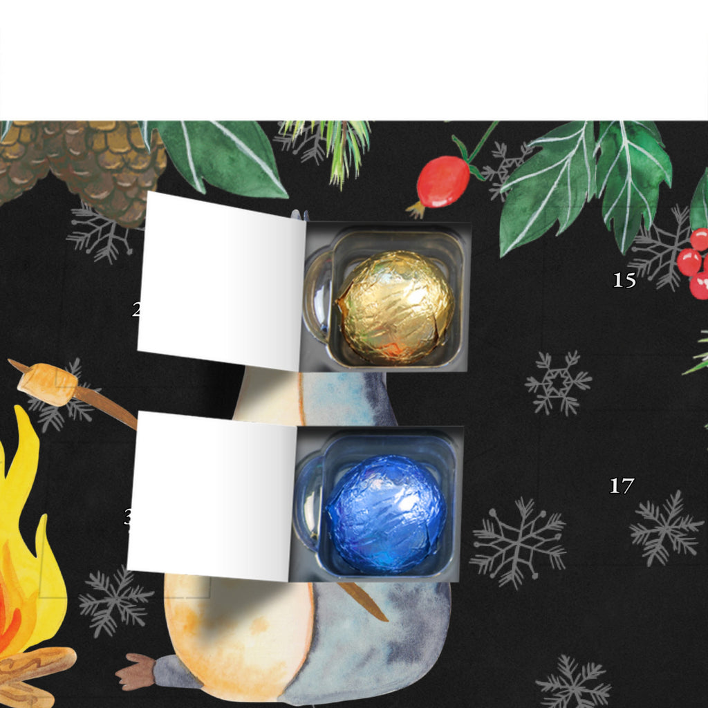 Personalisierter Schoko Adventskalender Pinguin Lagerfeuer Personalisierter Adventskalender, Adventskalender mit Namen, Pinguin, Maus, Pinguine, Lagerfeuer, Leben, Arbeit, Job, Motivation, Büro, Büroalltag, Lebensspruch, Lebensmotivation, Neustart, Liebe, grillen, Feuer, Marshmallows