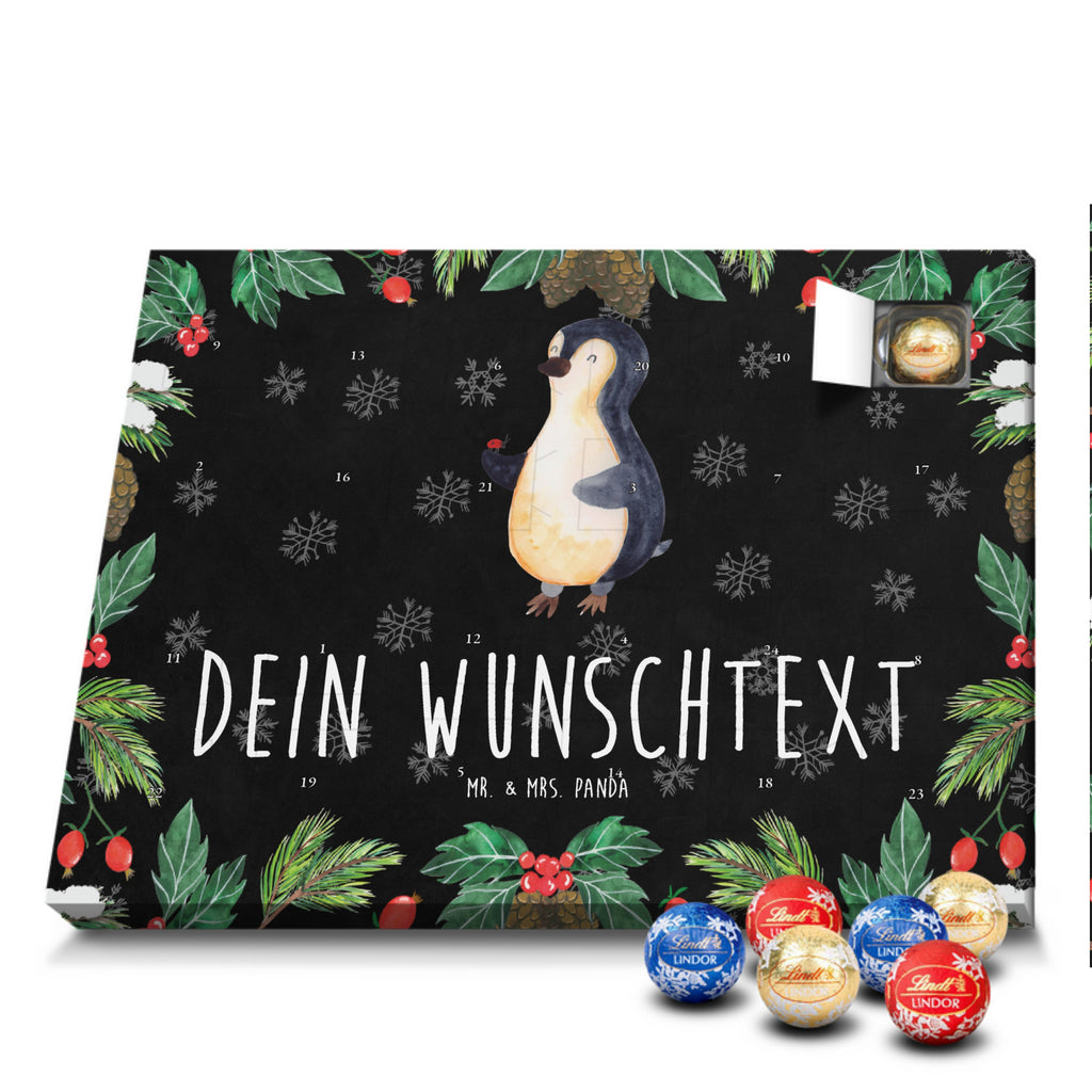 Personalisierter Kugel Markenschokolade Adventskalender Pinguin Marienkäfer Personalisierter Kugel Markenschokolade Adventskalender, Pinguin, Pinguine, Marienkäfer, Liebe, Wunder, Glück, Freude, Lebensfreude