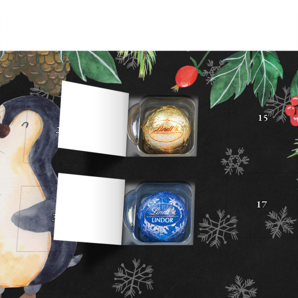 Personalisierter Kugel Markenschokolade Adventskalender Pinguin Marienkäfer Personalisierter Kugel Markenschokolade Adventskalender, Pinguin, Pinguine, Marienkäfer, Liebe, Wunder, Glück, Freude, Lebensfreude