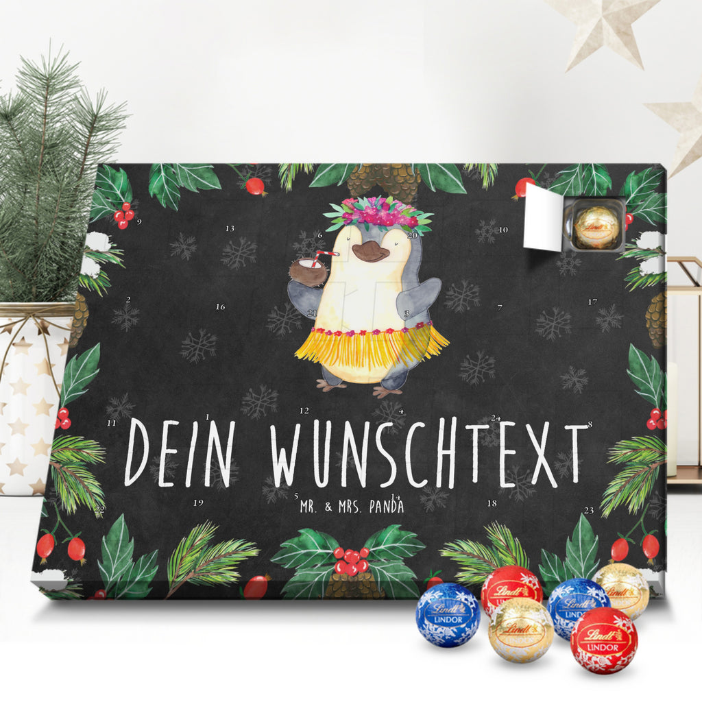 Personalisierter Kugel Markenschokolade Adventskalender Pinguin Kokosnuss Personalisierter Kugel Markenschokolade Adventskalender, Pinguin, Aloha, Hawaii, Urlaub, Kokosnuss, Pinguine