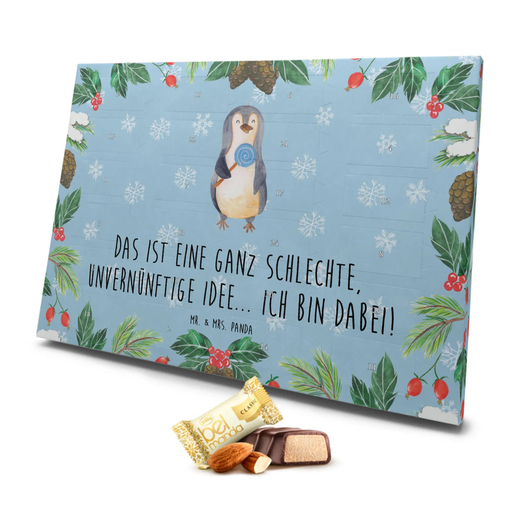 Marzipan Adventskalender Pinguin Lolli Marzipan Adventskalender, Pinguin, Pinguine, Lolli, Süßigkeiten, Blödsinn, Spruch, Rebell, Gauner, Ganove, Rabauke