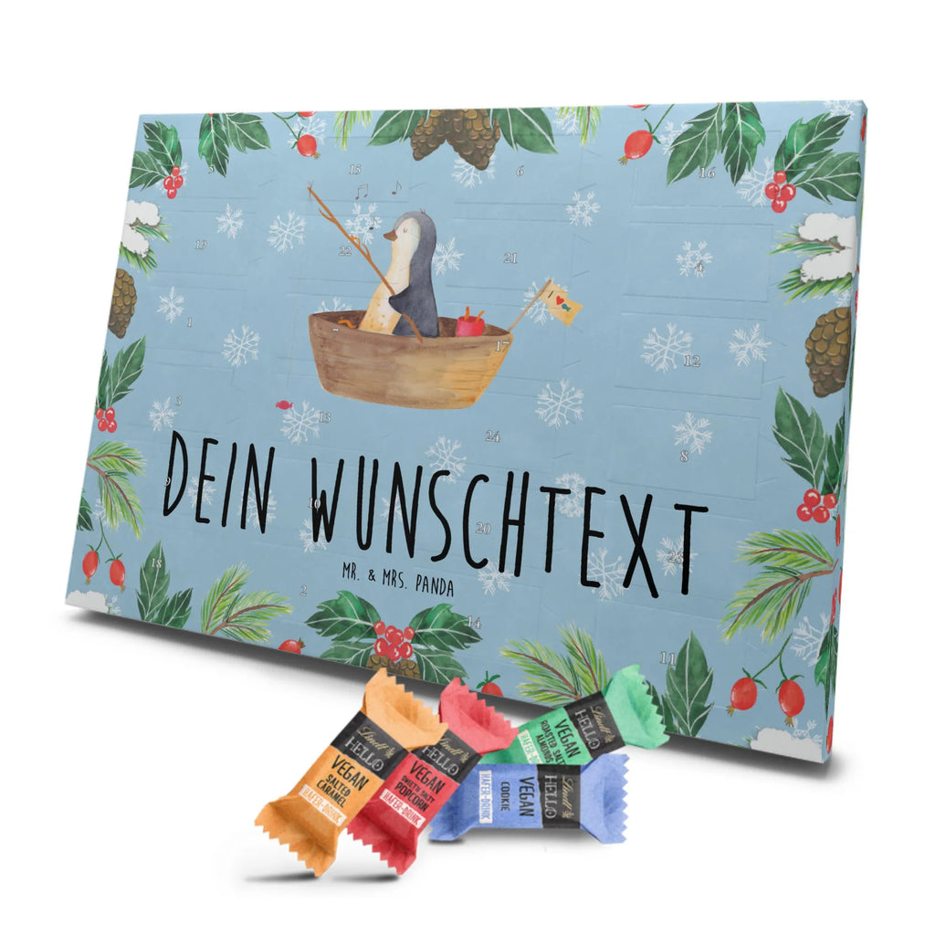 Personalisierter veganer Adventskalender Pinguin Angelboot Personalisierter veganer Adventskalender, Pinguin, Pinguine, Angeln, Boot, Angelboot, Lebenslust, Leben, genießen, Motivation, Neustart, Neuanfang, Trennung, Scheidung, Geschenkidee Liebeskummer