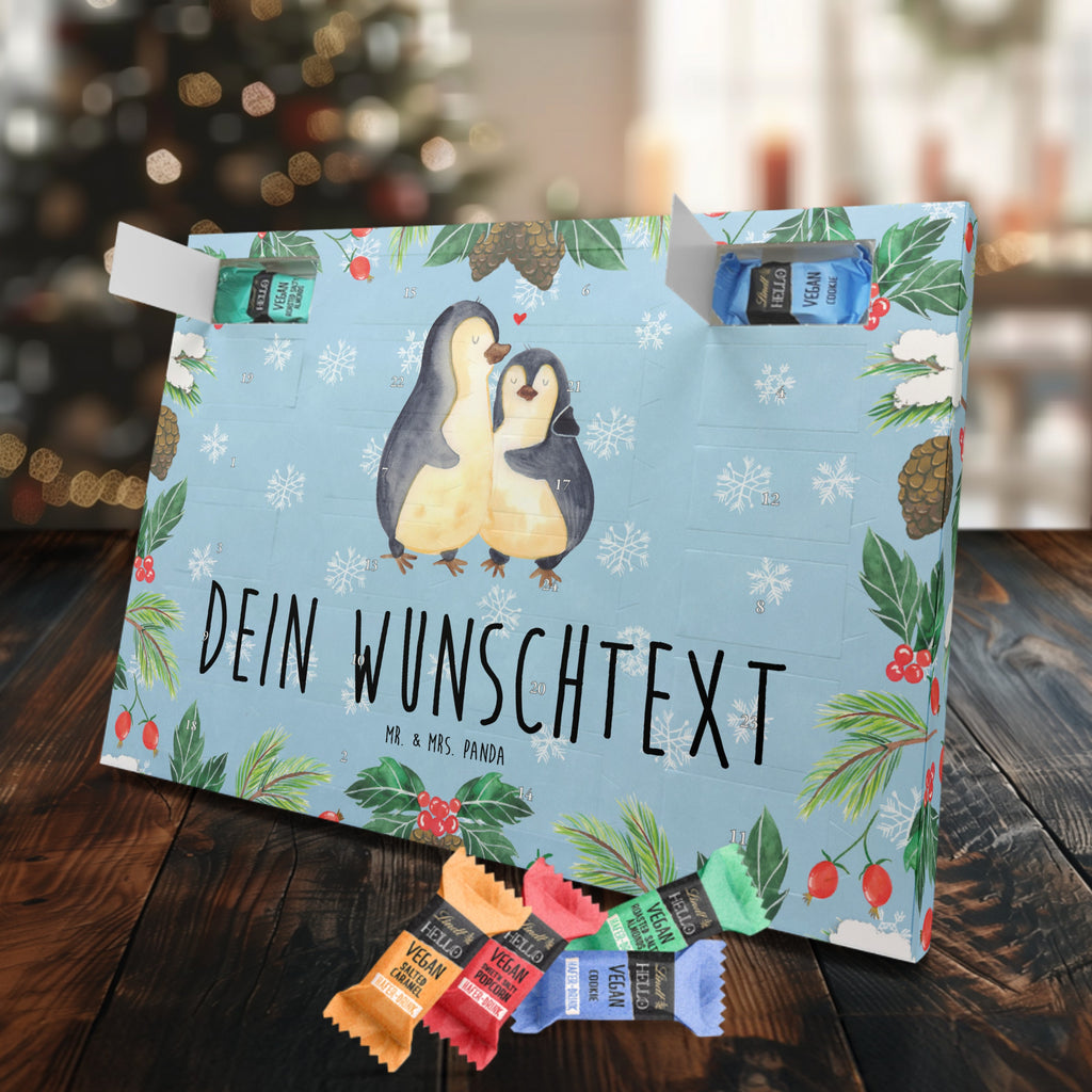 Personalisierter veganer Adventskalender Pinguin umarmen Personalisierter veganer Adventskalender, Pinguin, Liebe, Liebespaar, Liebesbeweis, Liebesgeschenk, Verlobung, Jahrestag, Hochzeitstag, Hochzeit, Hochzeitsgeschenk