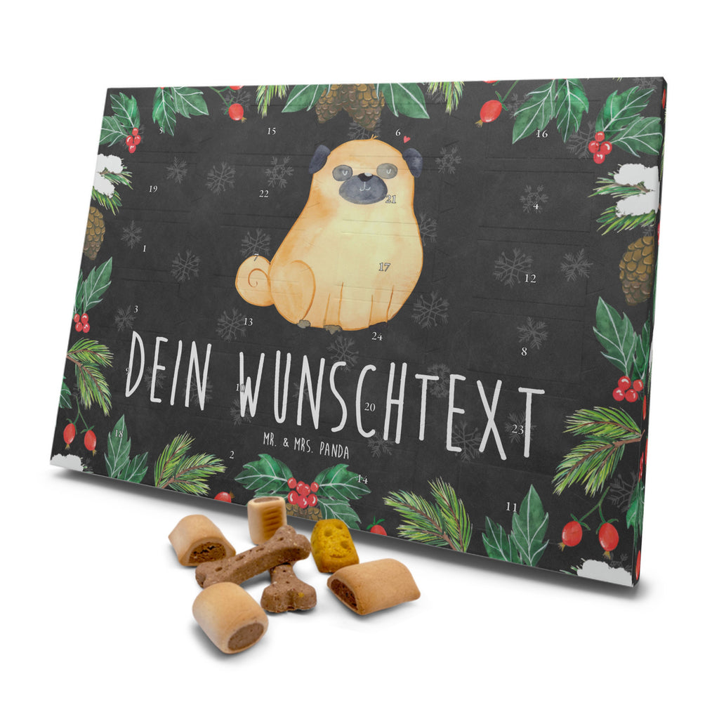 Personalisierter Hunde Adventskalender Mops Hunde Adventskalender, Hund, Hundemotiv, Haustier, Hunderasse, Tierliebhaber, Hundebesitzer, Sprüche, Mops, Liebe, Hundeliebe