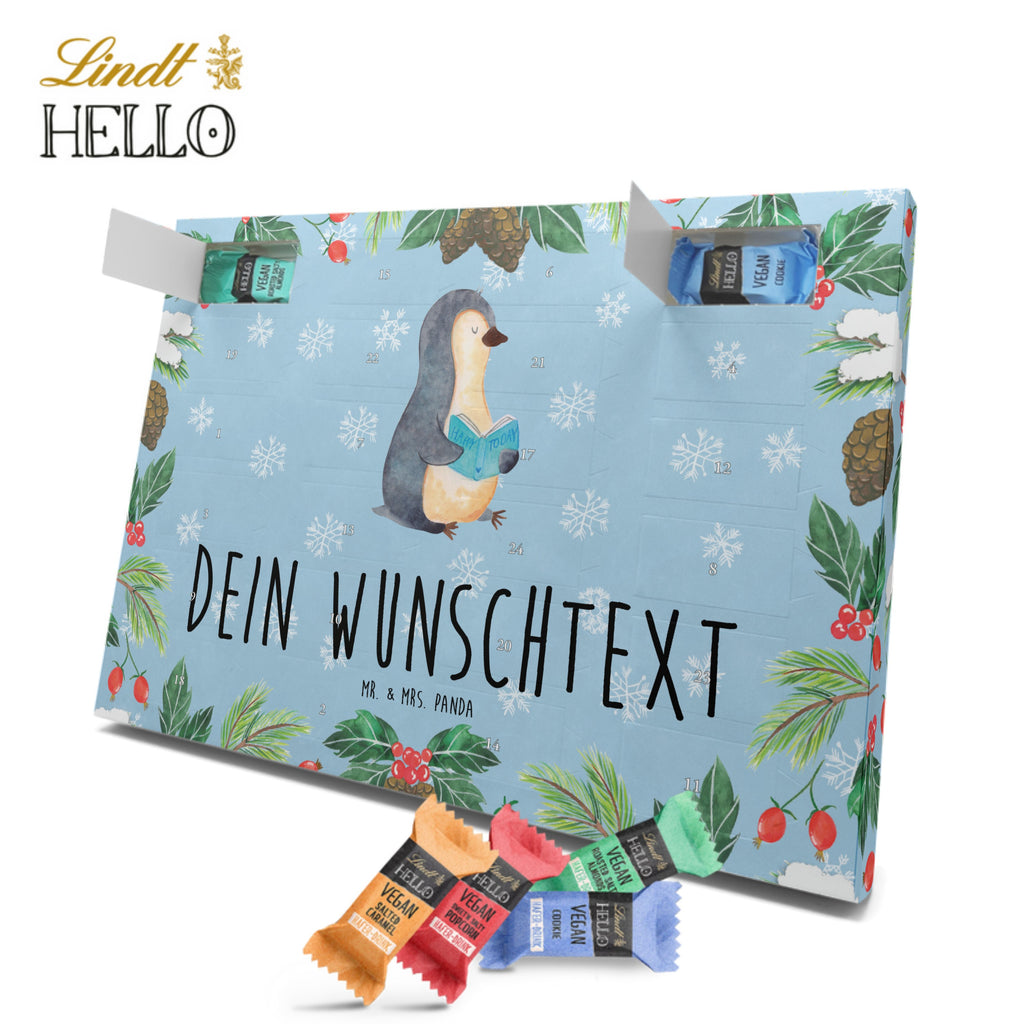 Personalisierter veganer Adventskalender Pinguin Buch Personalisierter veganer Adventskalender, Pinguin, Pinguine, Buch, Lesen, Bücherwurm, Nichtstun, Faulenzen, Ferien, Urlaub, Freizeit