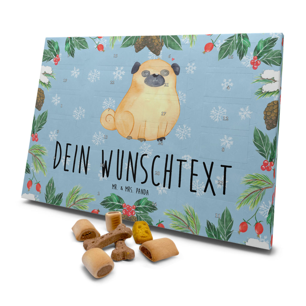 Personalisierter Hunde Adventskalender Mops Hunde Adventskalender, Hund, Hundemotiv, Haustier, Hunderasse, Tierliebhaber, Hundebesitzer, Sprüche, Mops, Liebe, Hundeliebe