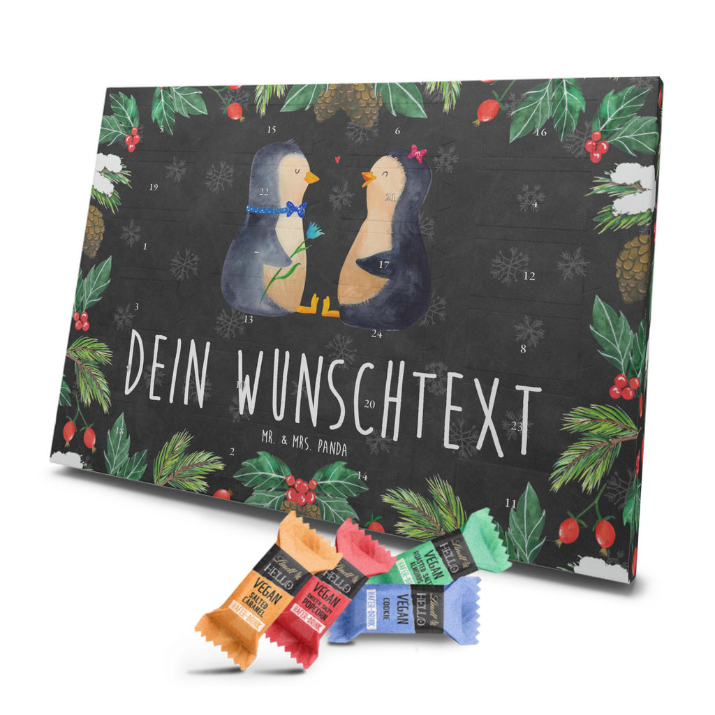 Personalisierter veganer Adventskalender Pinguin Pärchen Personalisierter veganer Adventskalender, Pinguin, Pinguine, Liebe, Liebespaar, Liebesbeweis, Liebesgeschenk, Verlobung, Jahrestag, Hochzeitstag, Hochzeit, Hochzeitsgeschenk, große Liebe, Traumpaar