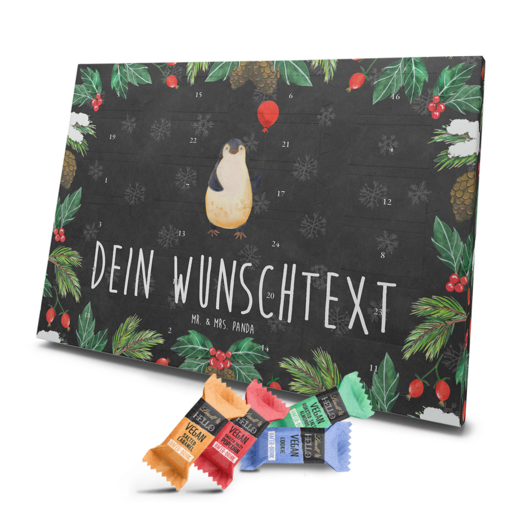 Personalisierter veganer Adventskalender Pinguin Luftballon Personalisierter veganer Adventskalender, Pinguin, Pinguine, Luftballon, Tagträume, Lebenslust, Geschenk Freundin, Geschenkidee, beste Freundin, Motivation, Neustart, neues Leben, Liebe, Glück