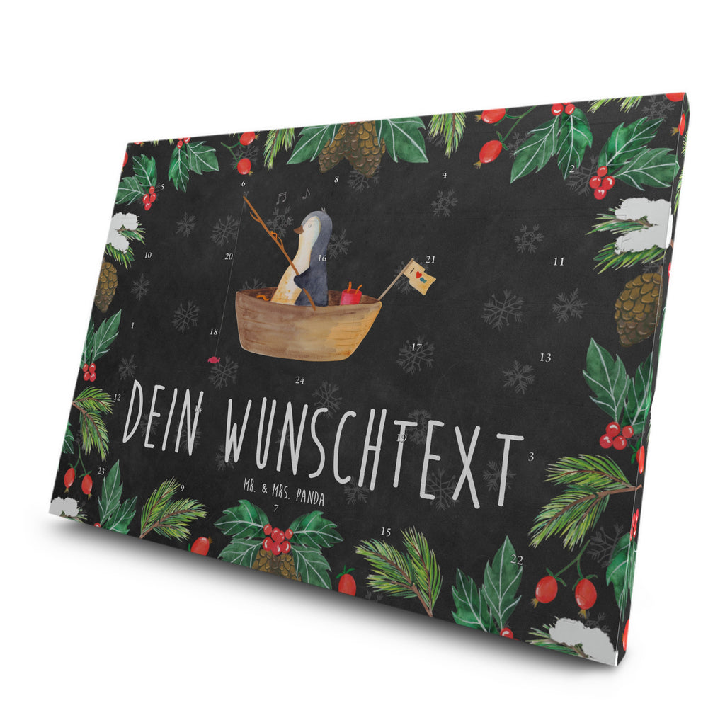 Personalisierter Tee Adventskalender Pinguin Angelboot Personalisierter Tee Adventskalender, Pinguin, Pinguine, Angeln, Boot, Angelboot, Lebenslust, Leben, genießen, Motivation, Neustart, Neuanfang, Trennung, Scheidung, Geschenkidee Liebeskummer