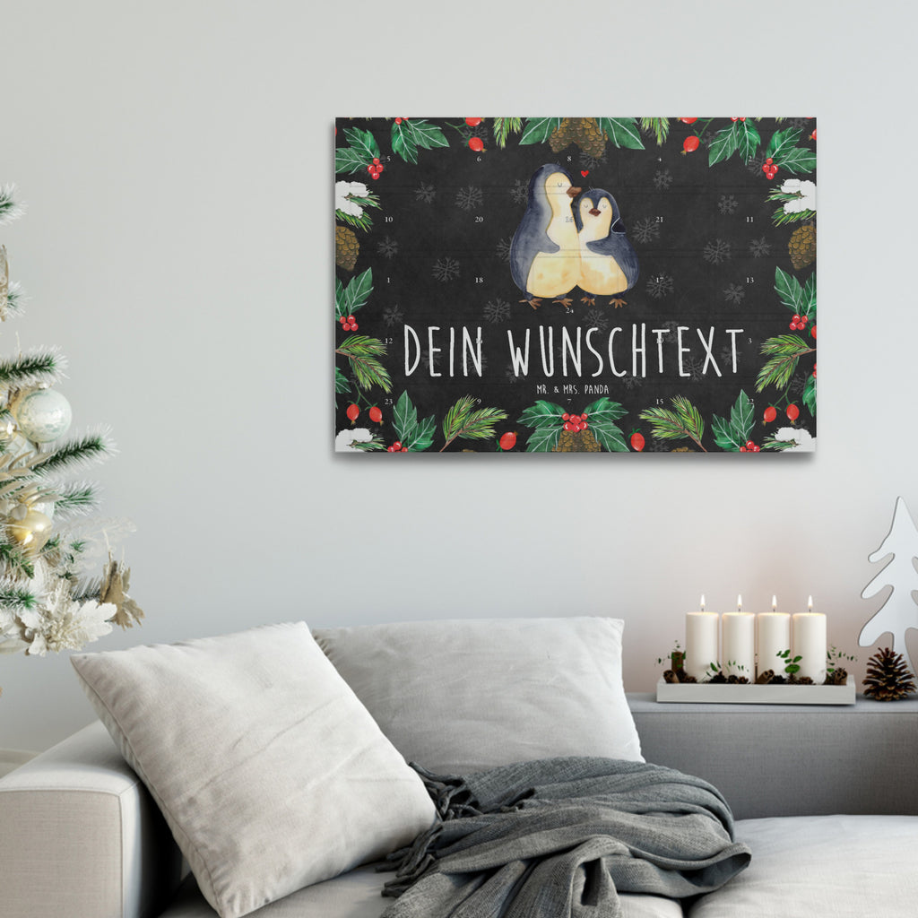 Personalisierter Tee Adventskalender Pinguin umarmen Personalisierter Tee Adventskalender, Pinguin, Liebe, Liebespaar, Liebesbeweis, Liebesgeschenk, Verlobung, Jahrestag, Hochzeitstag, Hochzeit, Hochzeitsgeschenk