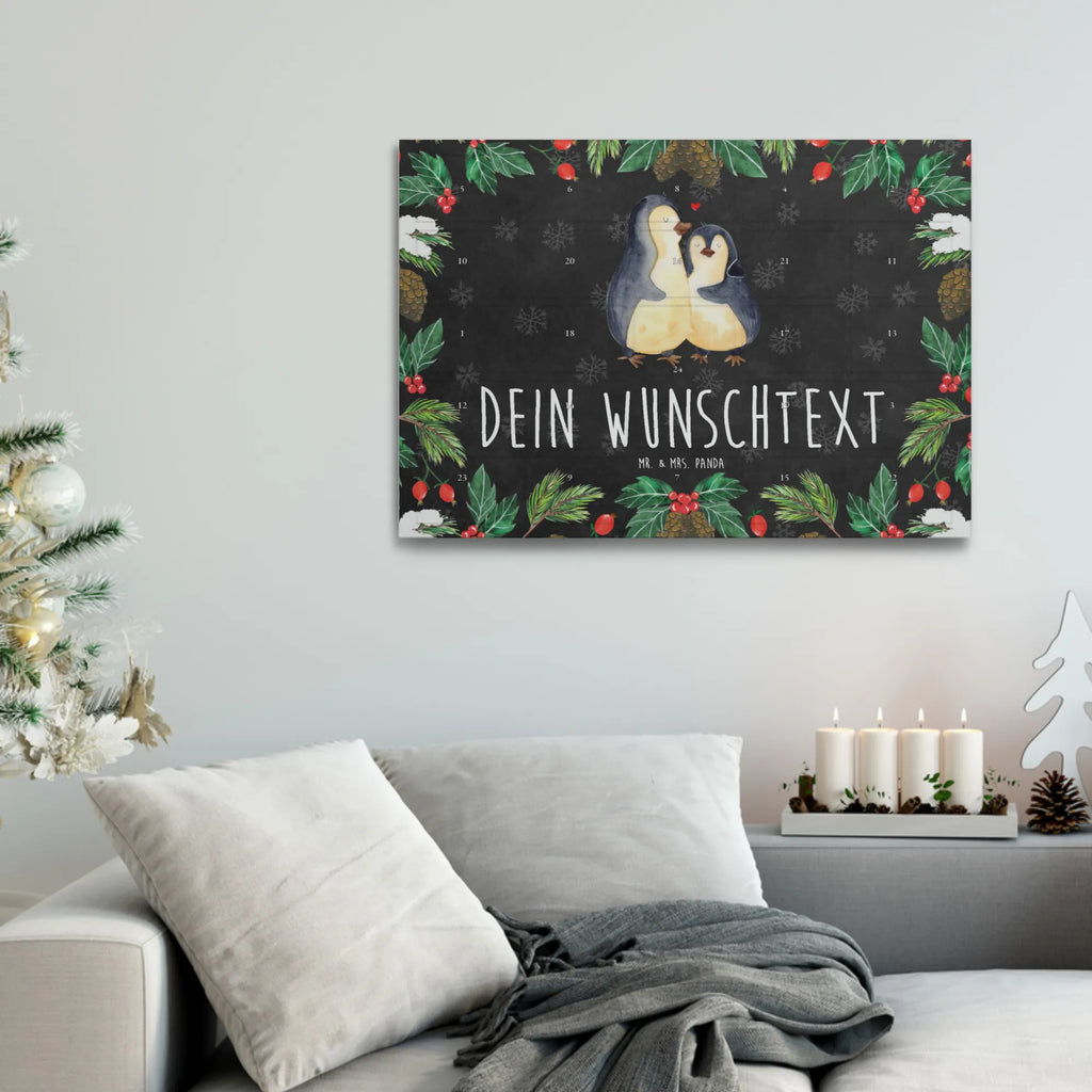 Personalisierter Tee Adventskalender Pinguin umarmen Personalisierter Tee Adventskalender, Pinguin, Liebe, Liebespaar, Liebesbeweis, Liebesgeschenk, Verlobung, Jahrestag, Hochzeitstag, Hochzeit, Hochzeitsgeschenk