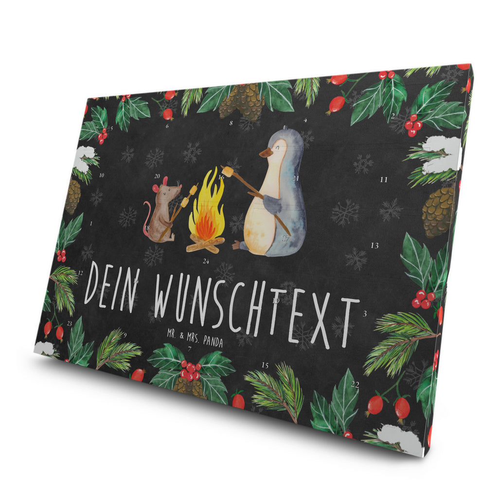 Personalisierter Tee Adventskalender Pinguin Lagerfeuer Personalisierter Tee Adventskalender, Pinguin, Maus, Pinguine, Lagerfeuer, Leben, Arbeit, Job, Motivation, Büro, Büroalltag, Lebensspruch, Lebensmotivation, Neustart, Liebe, grillen, Feuer, Marshmallows