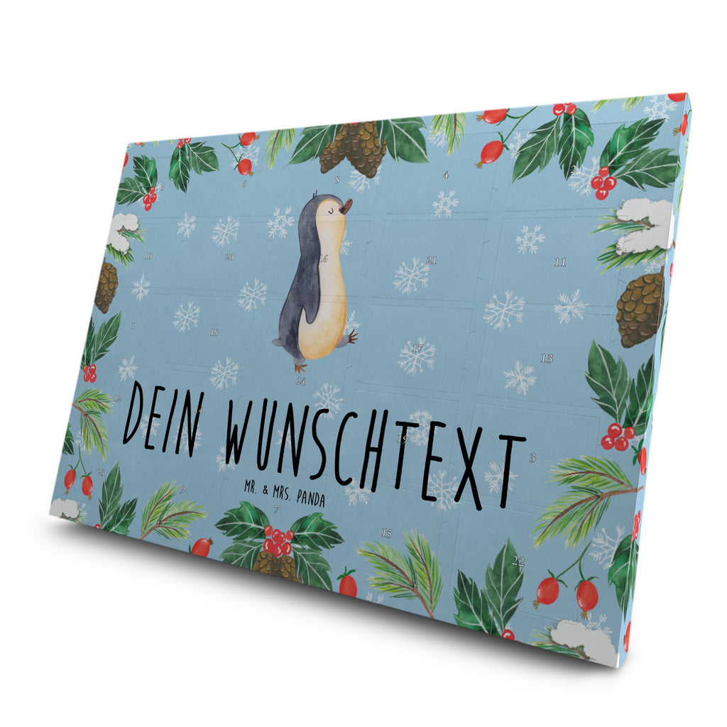 Personalisierter Tee Adventskalender Pinguin marschieren Personalisierter Tee Adventskalender, Pinguin, Pinguine, Frühaufsteher, Langschläfer, Bruder, Schwester, Familie