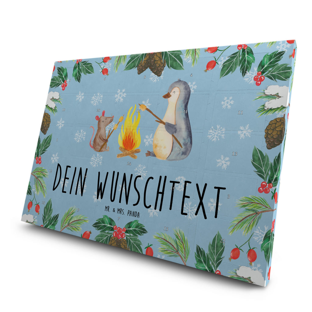 Personalisierter Tee Adventskalender Pinguin Lagerfeuer Personalisierter Tee Adventskalender, Pinguin, Maus, Pinguine, Lagerfeuer, Leben, Arbeit, Job, Motivation, Büro, Büroalltag, Lebensspruch, Lebensmotivation, Neustart, Liebe, grillen, Feuer, Marshmallows