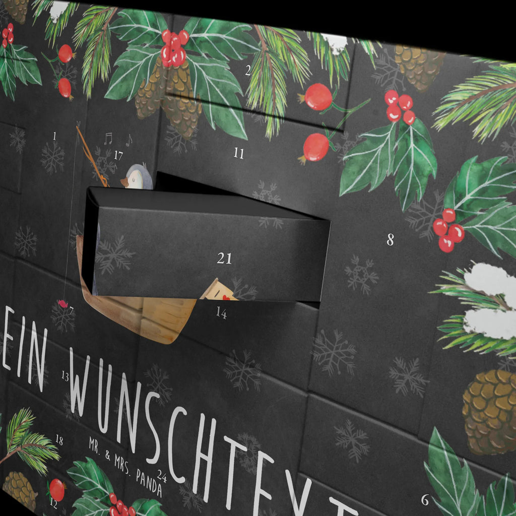 Personalisierter Befüllbarer Adventskalender Pinguin Angelboot Befüllbarer Adventskalender, Adventskalender zum selbst befüllen, Pinguin, Pinguine, Angeln, Boot, Angelboot, Lebenslust, Leben, genießen, Motivation, Neustart, Neuanfang, Trennung, Scheidung, Geschenkidee Liebeskummer