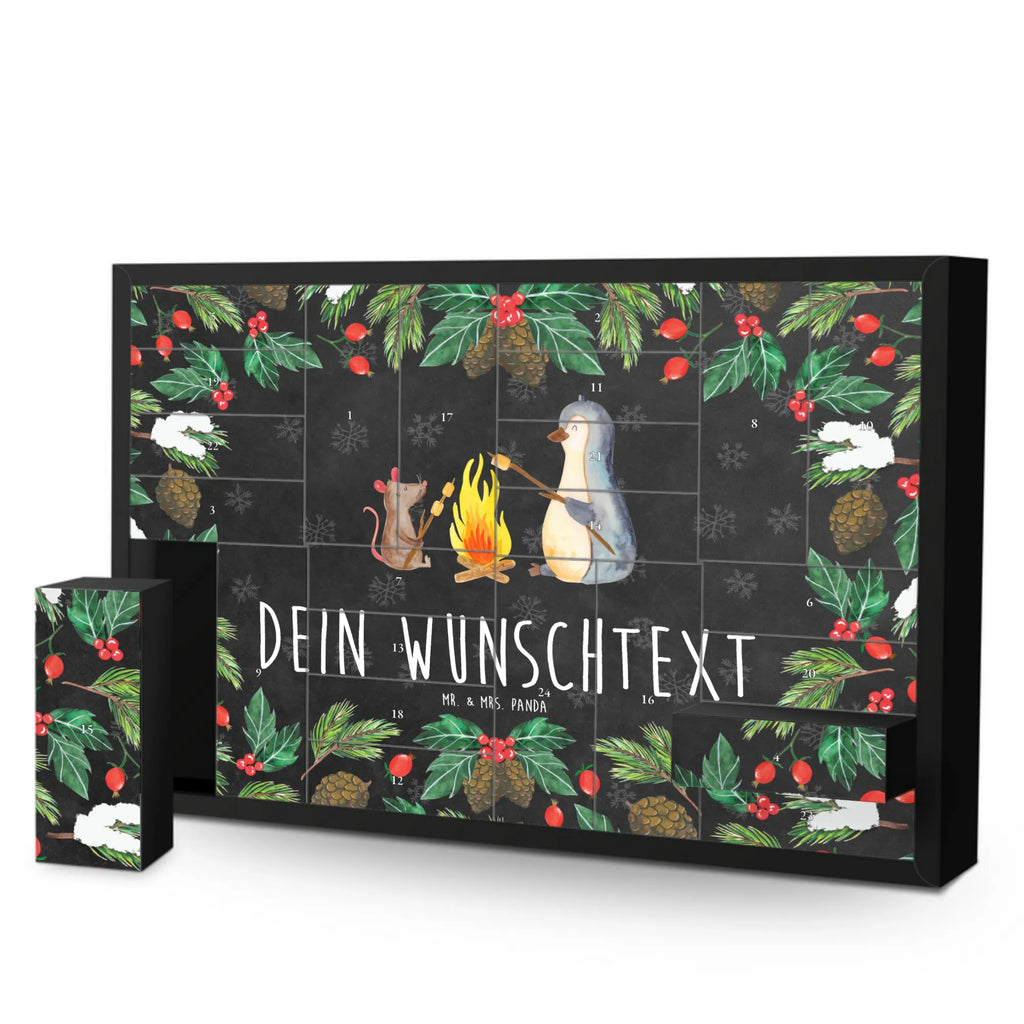 Personalisierter Befüllbarer Adventskalender Pinguin Lagerfeuer Befüllbarer Adventskalender, Adventskalender zum selbst befüllen, Pinguin, Maus, Pinguine, Lagerfeuer, Leben, Arbeit, Job, Motivation, Büro, Büroalltag, Lebensspruch, Lebensmotivation, Neustart, Liebe, grillen, Feuer, Marshmallows